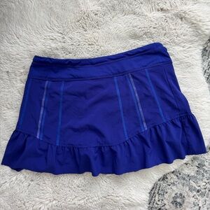 Athleta Amalfi blue athletic skort